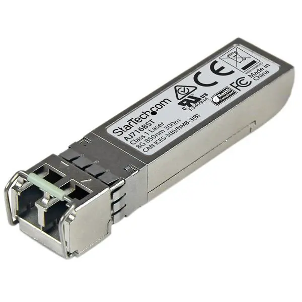 StarTech ST-AJ716BST 8Gbps Fiber Channel Network Switch - SFPPlus Port, Hot-Plug Ready, HP AJ716B Compatible, 300 m (984 ft.) Range, 850 nm Optical Wavelength, Fiber Optic LC Duplex Female, Full-Duplex, for HP Networking Devices, Networking Equipment Upgr
