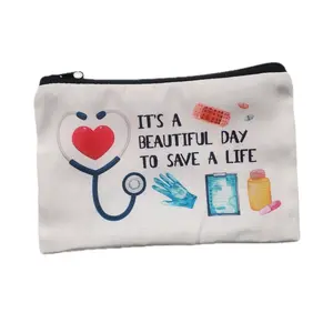Nurse makeup and accessories bag.