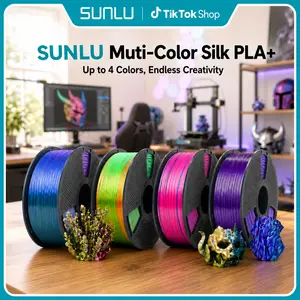 SUNLU Multi-Color SILK Filament(Dual-color, Tri-color and Four-color) Filament 1KG
