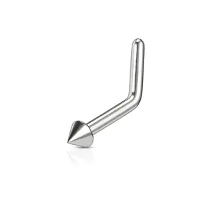 Titanium Spike Top Nose Stud