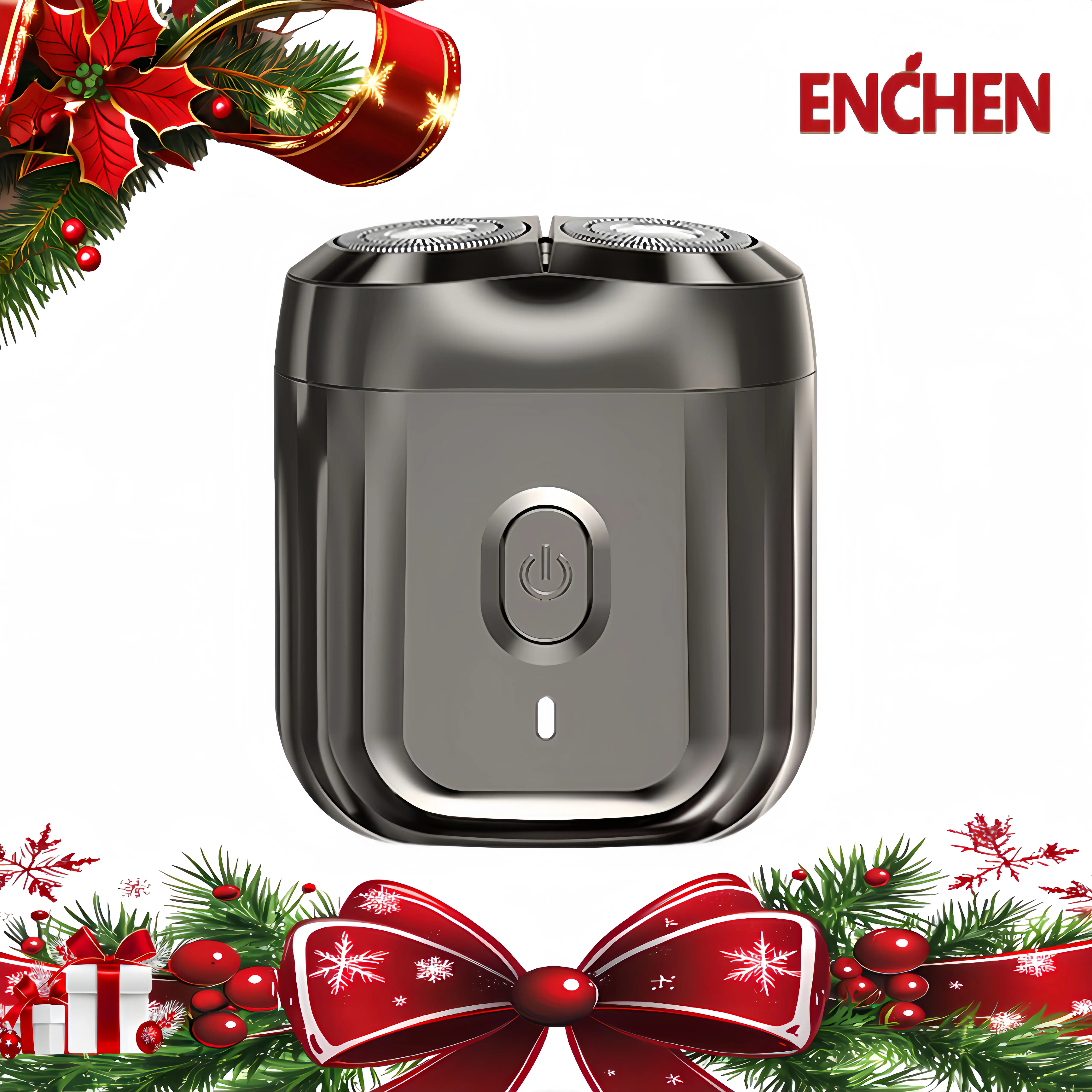 ENCHEN Electric Mini Razor for Men, Facial Beard Trimmer, Portable Shaver, for Quick Touchups, Travel,Daily Use Comfort- Great Christmas Cift