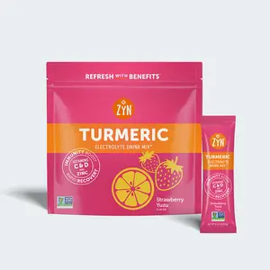 Turmeric Electrolyte Drink Mix  -                                                             Strawberry Yuzu