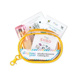 Mindful Moments Bundle - 3 Mini Books in a Cute Zipper Case or Canvas Pouch - A Brighter Year