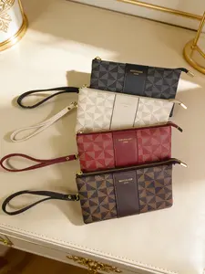 Luxury Women's Fashion Handbag, Fashionable Versatile Purse, Dual Layer Design, High-Quality Craftsmanship, Full Copper Zipper, Durable Multi-Function Wallet