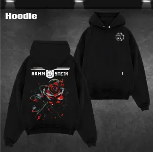 Vintage Rammstein Band Rare Shirt & Hoodie, Gift for band fans, Men's and women's round neck cotton casual T-shirt, Beautiful graphic T-shirt Top Womenswear Breathable Everyday