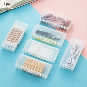Portable travel storage box - dustproof and moisture-proof storage box, suitable for pens, dental floss, jewelry | Transparent and non slip design, Travel Accessories, Travel Essentials