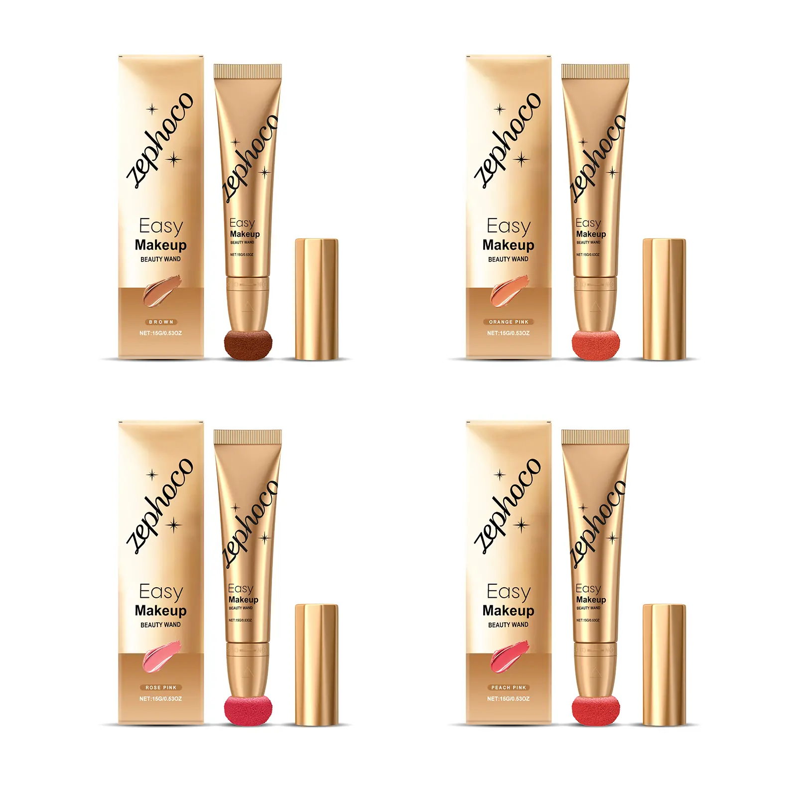 Air Cushion Pen Liquid Powder Blush Cosmetic - Highlighting, Easy to Blend, Long-Lasting Facial Makeup