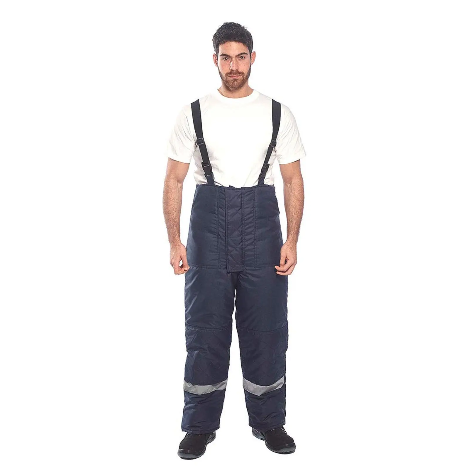 Portwest Cold-Store Saloppettes Refridgeration Freezer Trousers Pants Work Protection, 5XL Navy