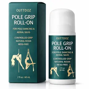 OUTTDOZ Foot Grip Roll On for Yoga & Pilates – Non-Slip Grip for Feet on Yoga Mat, Quick-Dry Barefoot Traction, No Chalk, Easy Roll-On
