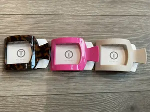 Teleties Large Flat Square Clip - Product Description Provided