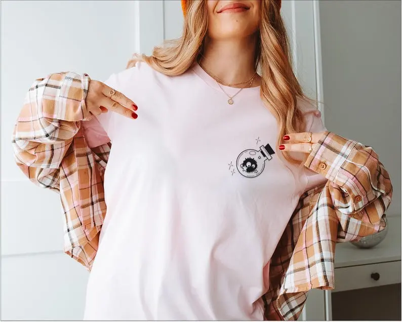 Soot Sprite Shirt, Studio Ghibli Anime T-Shirt for Everyday Wear