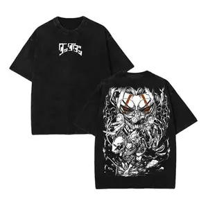 Dandadan Okarun V5 Manga Washed Cotton Tee Casual Fashion Short Sleeve T-Shirt Harajuku Tee Shirt, anime inspired tee, Gift for fan anime Menswear Top Fabric Oversized wash Seamless Streetwear Clothes Gamis