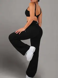 Dollhouse Straight Leg Leggings (Black)