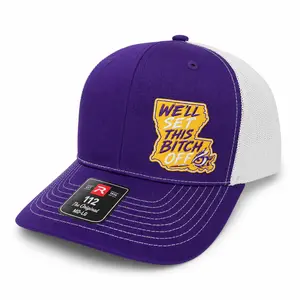 Tiger Fan Set It Off  Snapback Trucker Hat– UV Textured Poly Patch Hats