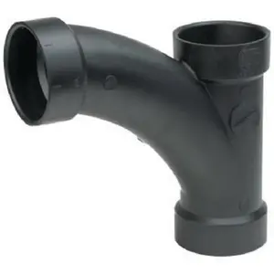 Mueller Industries 02860H 4 in. ABS & DWV Long Turn Tee Wye-