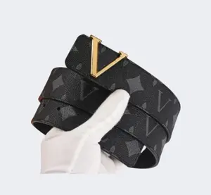 Unisex Designer Monogram Lamb Skin Belt - Stretch Style, Tassel Decoration, Box Buckle, Fashion Clothes Accessories, Belts