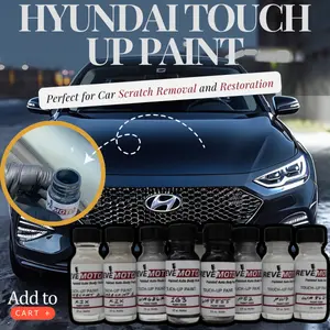 ReveMoto - Hyundai Automotive Touch Up Paint - Accurate Color Match for Cars, Ideal for Scratch Removal and Restoration