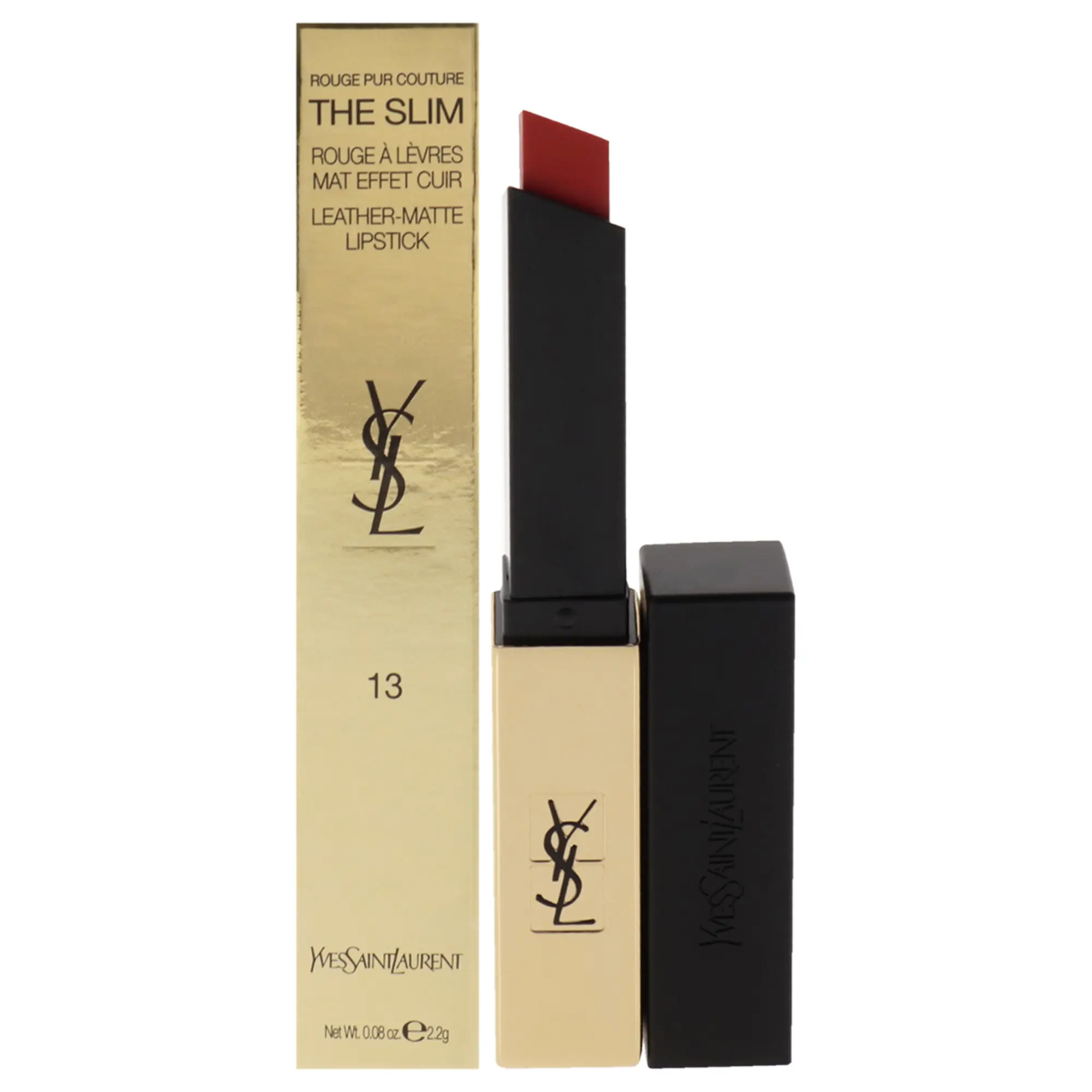 Rouge Pur Couture The Slim Matte Lipstick - 13 Original Coral by Yves Saint Laurent for Women - 0.08 oz Lipstick