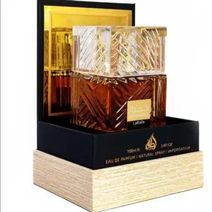 Lattafa Khamrah Eau de Parfum Spray for Unisex, 3.4 Fl Oz Long-Lasting Fragrance