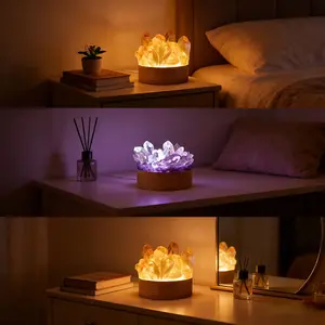 Natural Amethyst Crystal Single Point Wand, DIY Crystal Lamp Material, Reiki Healing Stone, Home Decor, Mineral Specimen Collection