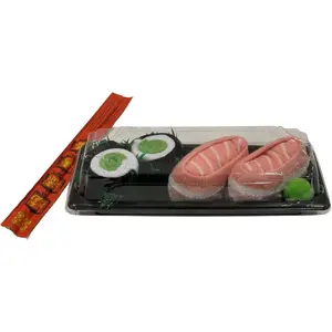 Sushi Socks Box: 2 Pairs Featuring Salmon Nigiri and Cucumber Maki Designs. so Cute and Comfy! Stretchy, and Unisex. GIANT PANDA TRADING