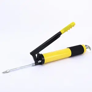 Manual grease gun, high pressure, single/dual piston, dual-piston design, for cars, trucks, and small excavators