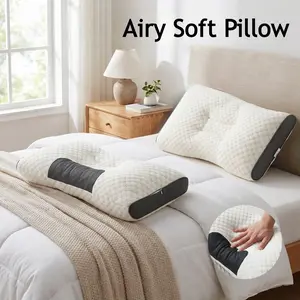 A pair of spinal pillows, comfortable and soft, suitable for all seasons