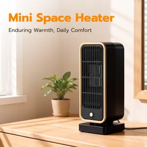 Portable Heater Fan with Tip-Over Protection, Ideal for Bedroom, Living Room & Office, Safe and Efficient Heating Solution