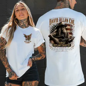 David Allan Coe Outlaw Country Legend T-Shirt, Vintage Country Music Graphic Tee, Classic Western Guitar Shirt