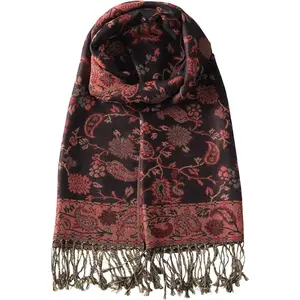 Reversible Shawls Rave Scarf for Women Pashmina Like Wrap Soft Silky Men  Seasons Scarves