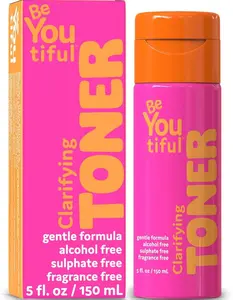 BeYouTiful Clarifying Face Toner, Preppy Skin Care for Balanced Skin, Gentle and Cleansing Facial Skincare for Teens, Tweens, and Kids, Girls and Boys Gifts, 5 fl oz, Ages 8-17