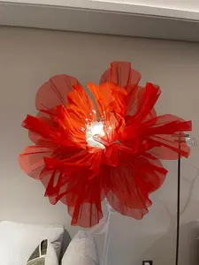 Dancing Petals Flowers Large Artificial Flowers Road Lead Flower Window Display Wedding Decor Props Party Home Decoration Marriage With Stand