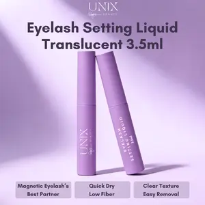 Unix Beauty Eyelash Setting Liquid / Transparent Lash Premier / Magnetic Eyelash Fixer Gel