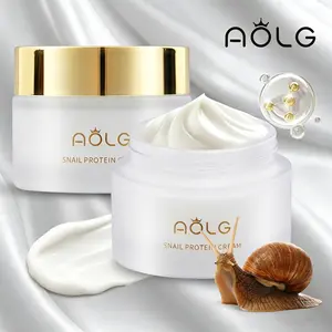 AOLG 98% Snail Mucin 50g Daily Face Gel Cream - Hydrating, Gentle for Sensitive Skin Repairing, Anti-Wrinkle + Vitamin C Facial Serum Essence with Hyaluronic Acid for Radiant, Moisture-Boosted Skin