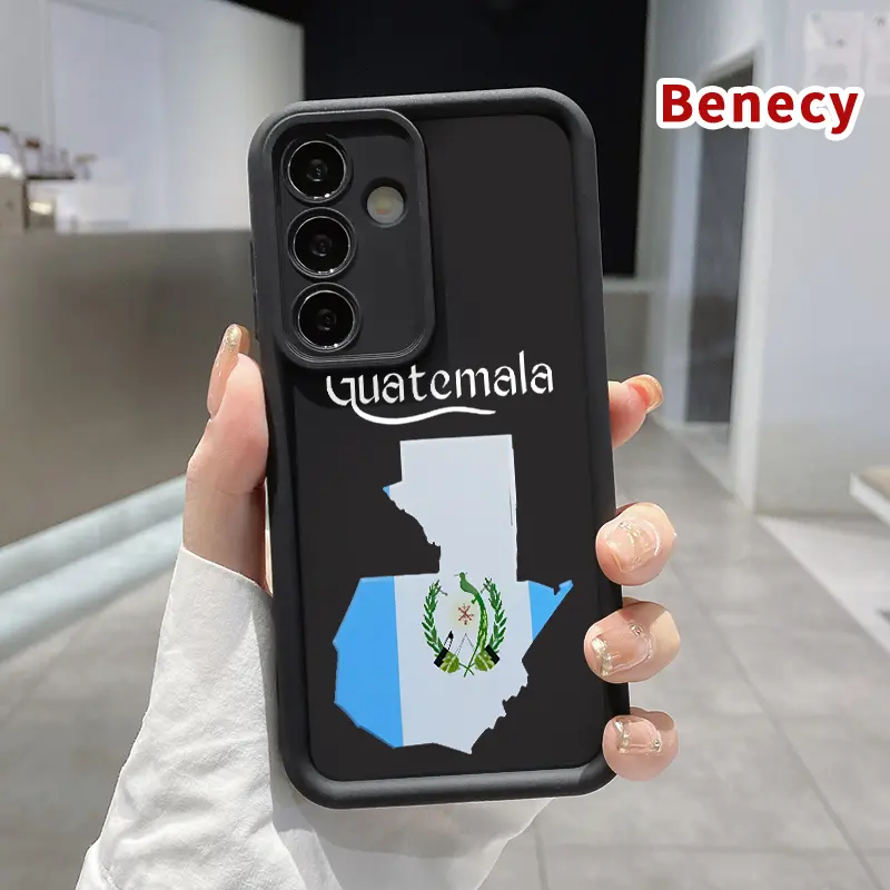 Phone Case Compatible with Samsung Galaxy S26 S23 Ultra S24 Plus S25 S22+ Guatemala's Essence Pattern Drop Protection Shockproof Soft Silicone Smartphone Cover Casing
