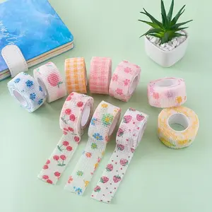 5 pcs/lot Flex Nail Finger Protection Bandage Star Heart Roll Tape Wrap Breathable Protective Self-adhesive Bandage Manicure Tool