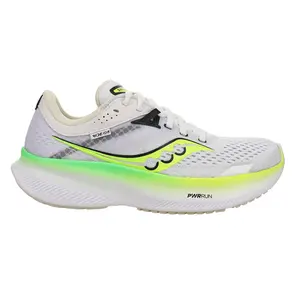 Saucony Womens Ride 16 Running Sneakers Shoes - Green, Grey