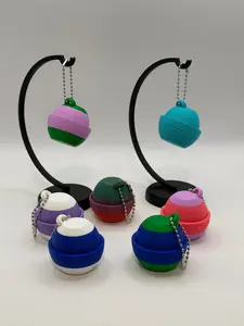 Hacky Sack Fidget Clicker Keychains