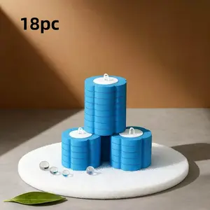 18/24 Refills of Brush HEADS Cleaning Supplies for Home, Essential Items for Home 1+18Disposable Toilet Brush Set with Replaceable Heads Plumbing Tools Bathroom Accessory