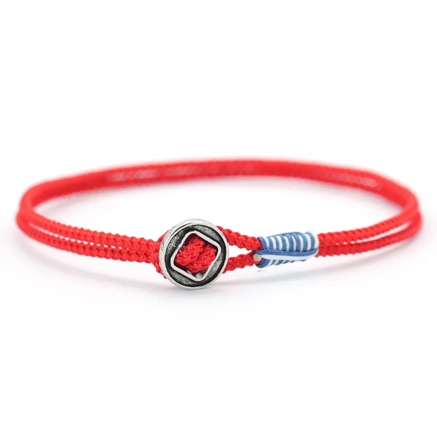Noter Stylish 2mm Thin String Bracelet For Men Retro Silver Color Viking Hand Accessories  For Him Pulsera Cuerda