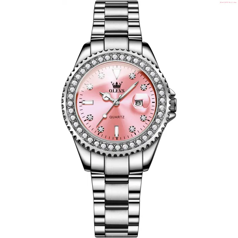 OLEVS Watch OLEVS Rose Gold Women display picture 2