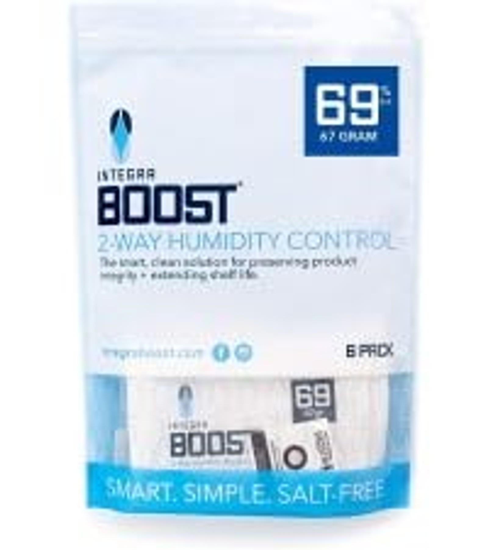 Integra Boost 62% RH, 2 Way Humidity Control Packs – 8g Size for Storing Up to 1oz – Pack of 6 Moisture Absorbers for Small Jars & Containers – Humidifier Packets for Herbs & Spices in Resealable BagGift