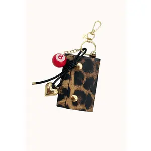 Lucky Leopard Charm + Cardholder