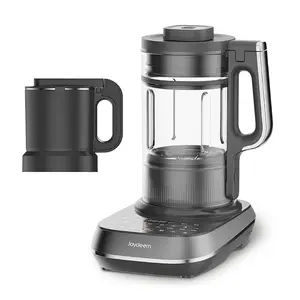 Joydeem 1.75L Soymilk Maker Machine - Heated Jug Blender with Grind Cup, Low Noise Variable Frequency Brushless Motor, Black JD-B1Pro