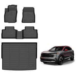 KELCSEECS Nissan Kicks 2018-2024 2025-2026 Floor Mats & Cargo Liners All-Weather TPE Front & Rear Row & Trunk Mats  Accessories Non-Slip Custom Fit Waterproof Easy Clean Eco-Friendly Safe Durable 3D Laser Scans