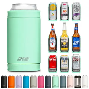 DUALIE 3 in 1 Insulated Can Cooler - Sea Foam