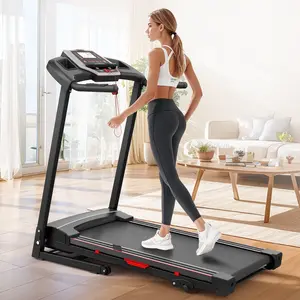 [330LBS Weight Capacity] Folding Treadmills for Home - 3.5Horsepower Portable Foldable with Incline, Electric Treadmill for Running Walking Jogging Exercise with 12 Preset Programs, Indoor Workout Training Space Save Apartment
