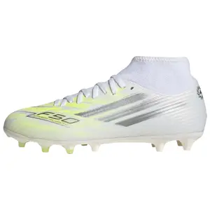 Adidas F50 Sparkfusion Club Mid FG AG 'Cloud White Iron Metallic' Women's