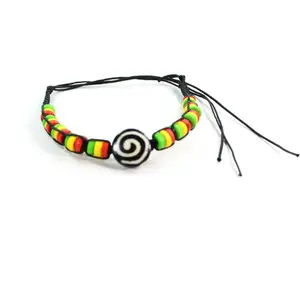 Spiral & Rasta Vibes Friendship Bracelet