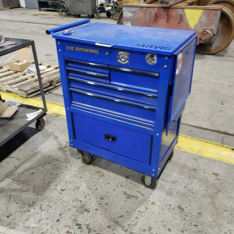 5-Drawer US General Tool Chest Enclosure add-on Kit Garage Tool Storage Lockable Tool Storage